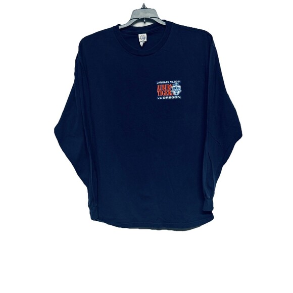 2011 Auburn Tigers / Oregon BCS National Championship Long Sleeve T Shirt XL - Picture 3 of 5